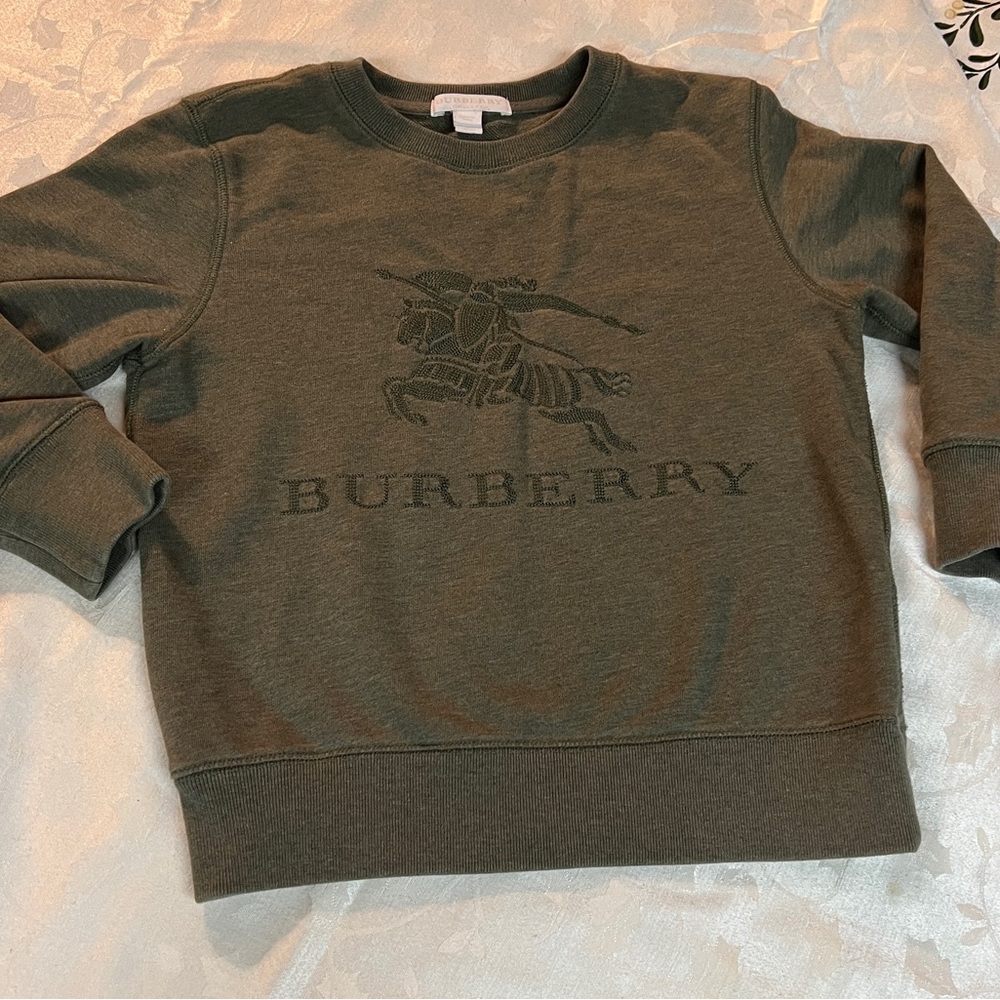 Boys Burberry Sweatshirt Sweater Size 8Y - Picture 1 of 9